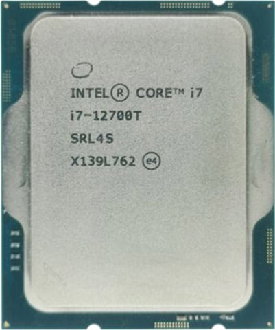 Intel Core i7-12700T (4EC + 8PC/20T @ 1.4GHz) LGA1700